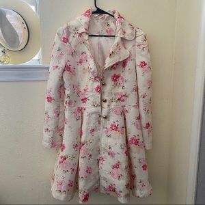 Light weight floral jacket
